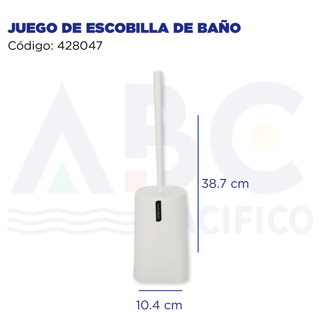 JUEGO DE ESCOBILLA DE BAÑO