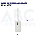 JUEGO DE ESCOBILLA DE BAÑO