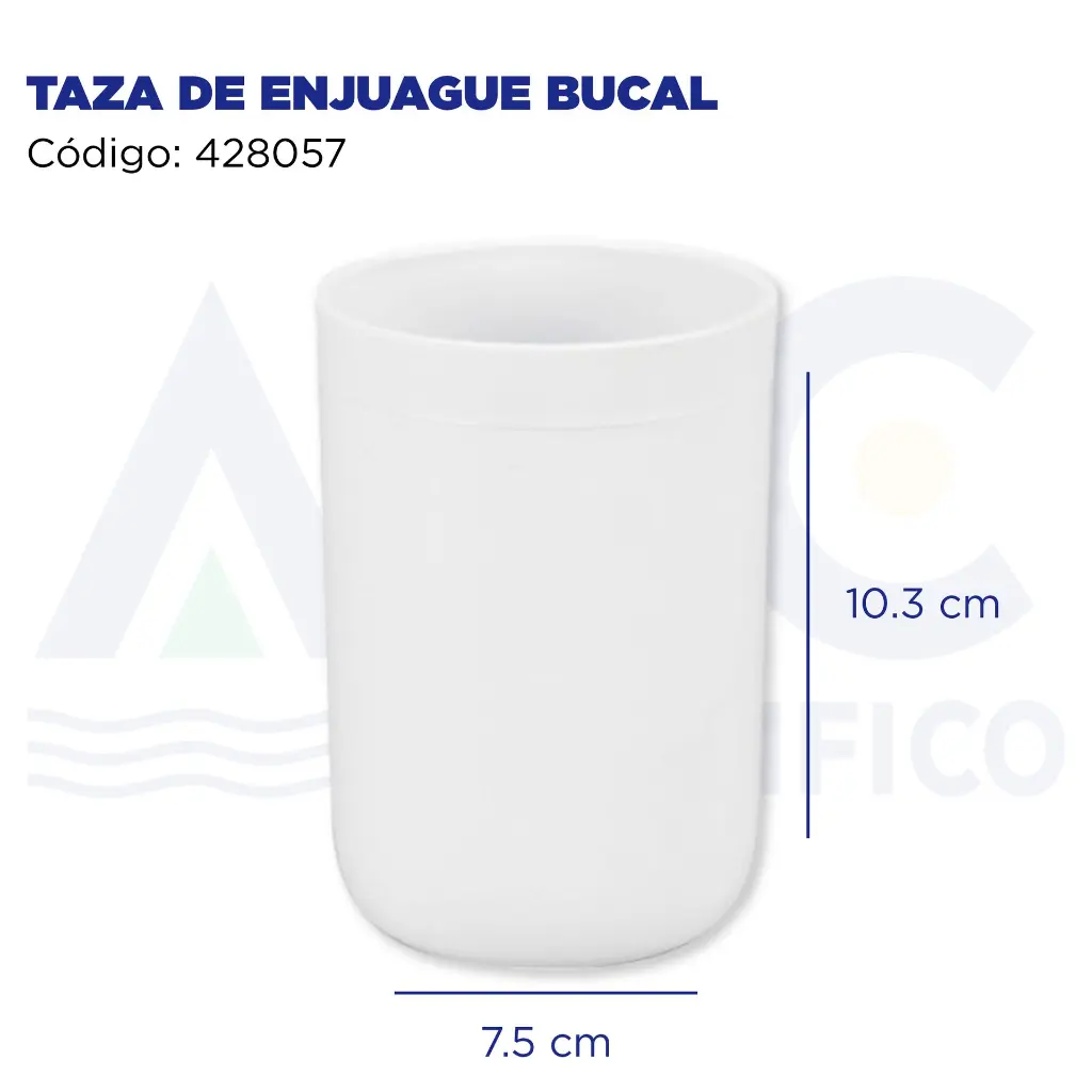 TAZA DE ENJUAGUE BUCAL
