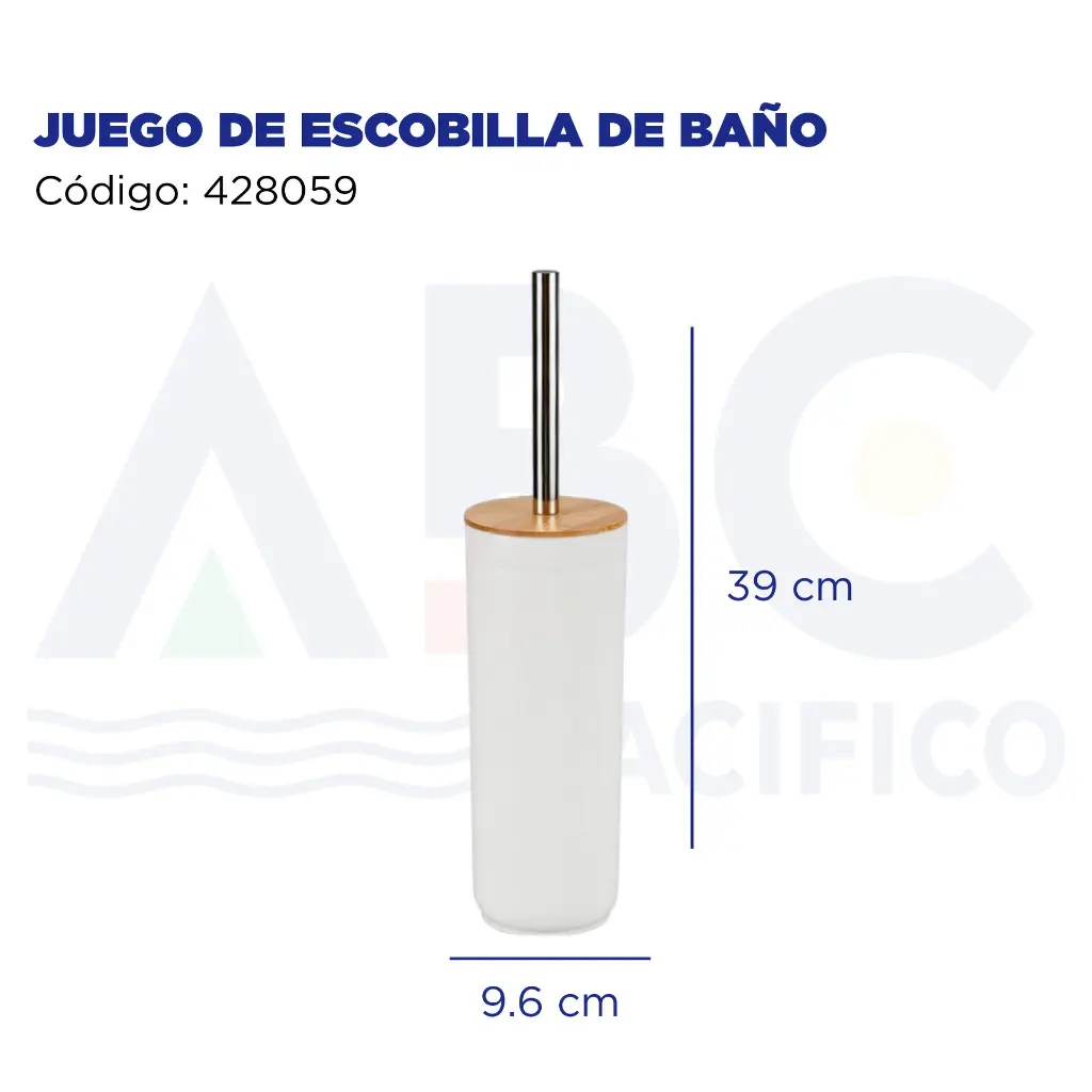 [428059] JUEGO DE ESCOBILLA DE BAÑO