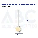 Cepillo para ducha de doble cara 8*36cm