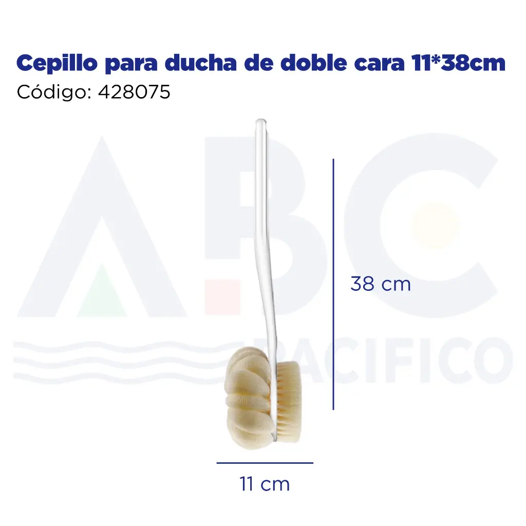 Cepillo para ducha de doble cara 11*38cm