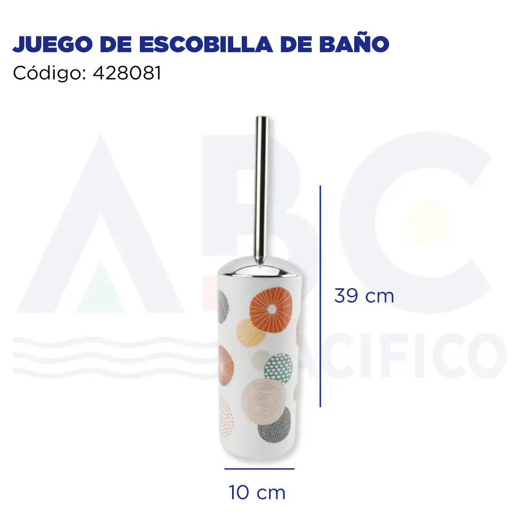 JUEGO DE ESCOBILLA DE BAÑO