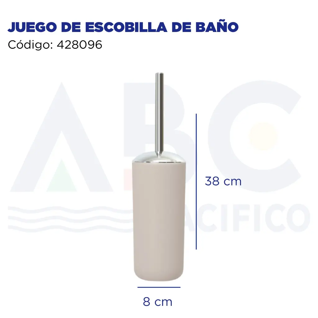 JUEGO DE ESCOBILLA DE BAÑO