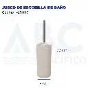 JUEGO DE ESCOBILLA DE BAÑO