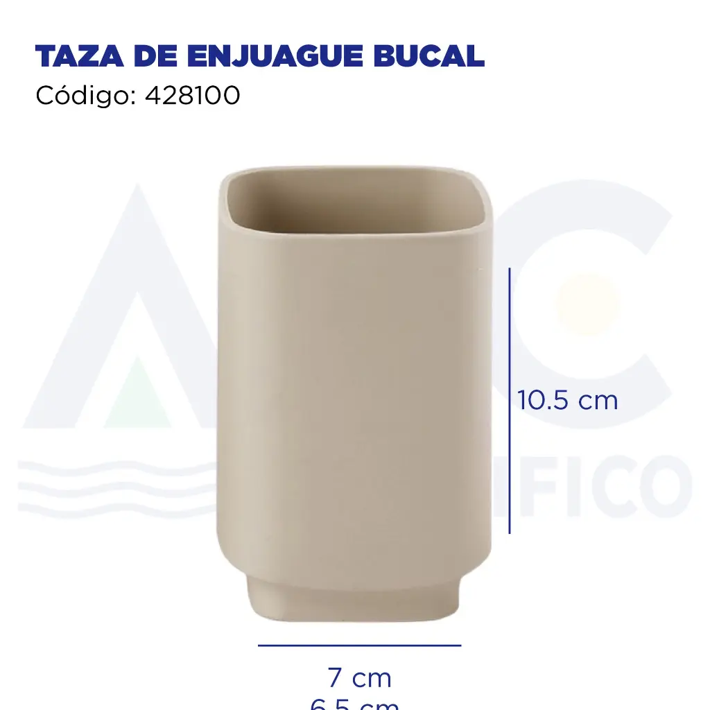 TAZA DE ENJUAGUE BUCAL