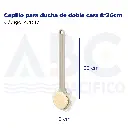 Cepillo para ducha de doble cara 8*36cm