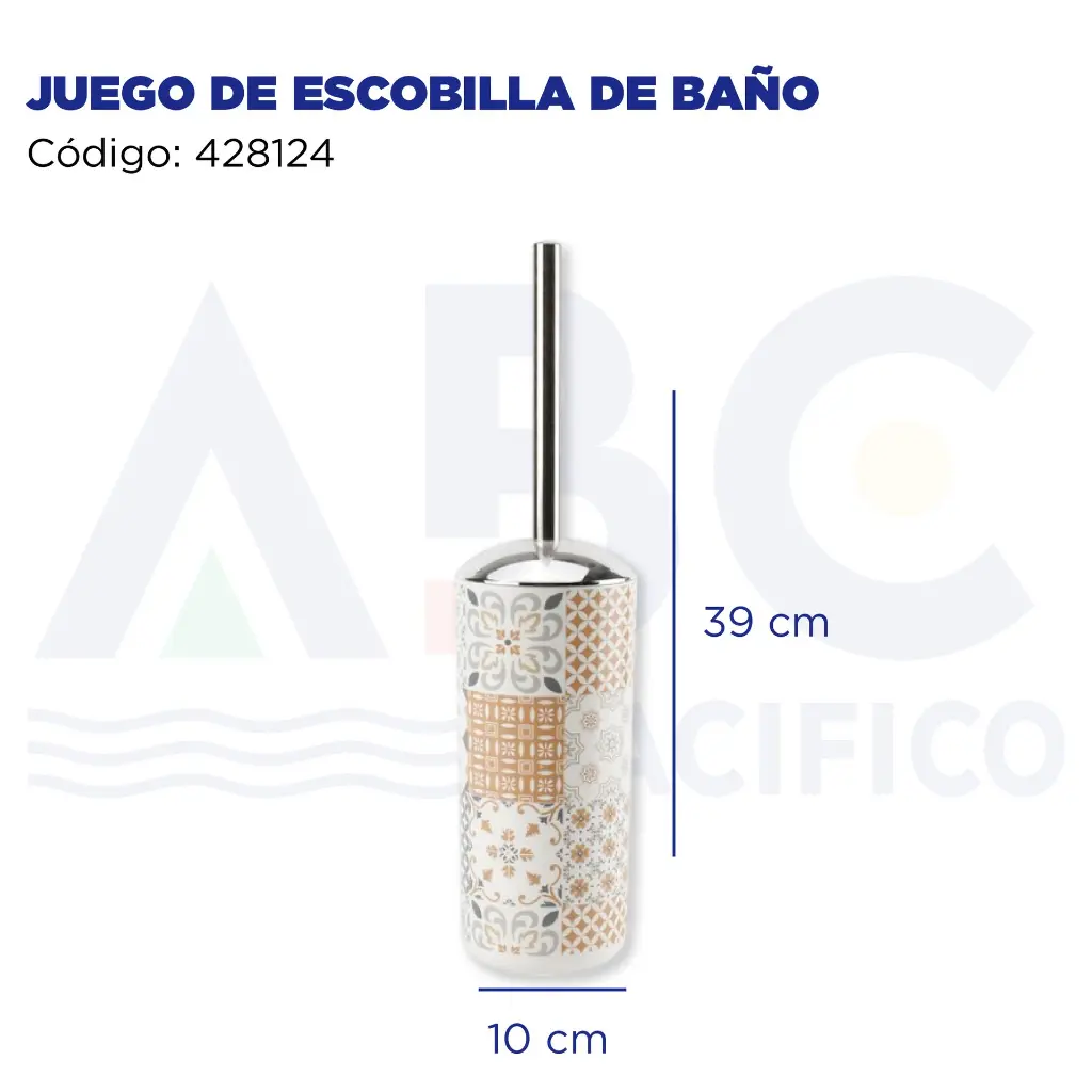 JUEGO DE ESCOBILLA DE BAÑO