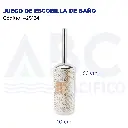 JUEGO DE ESCOBILLA DE BAÑO