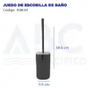 JUEGO DE ESCOBILLA DE BAÑO