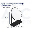 Espejo redondo para maquillaje 15.8*19*6.5cm