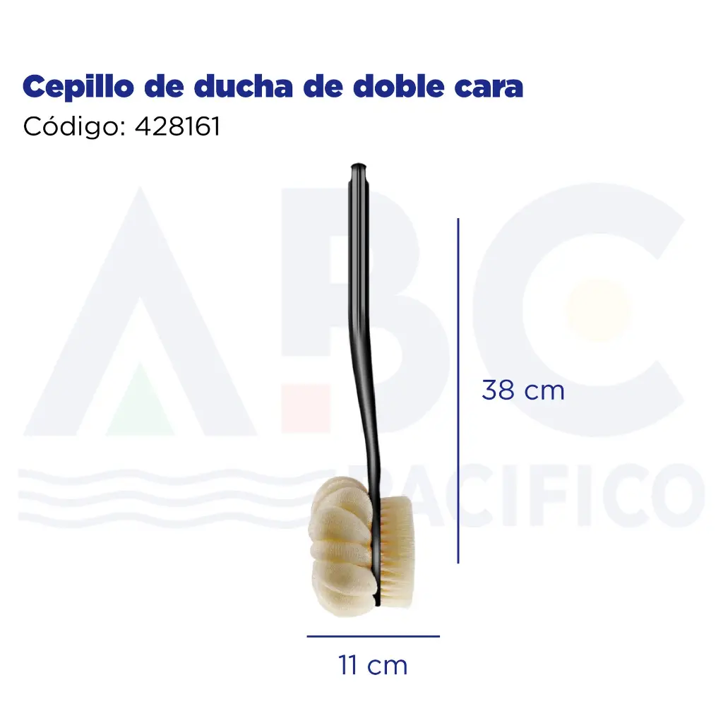Cepillo de ducha de doble cara