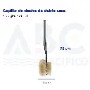 Cepillo de ducha de doble cara
