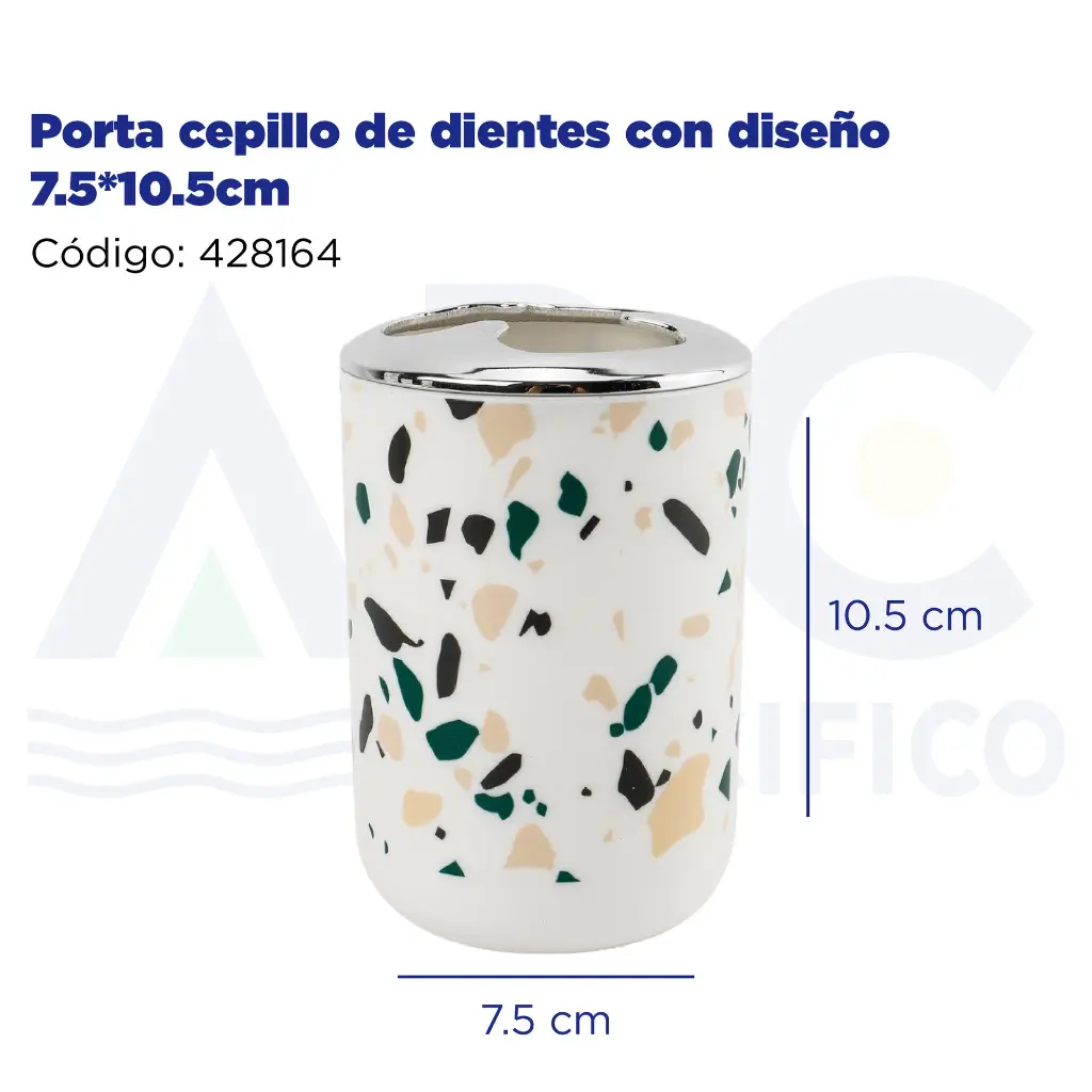 Porta cepillo de dientes con diseño 7.5*10.5cm