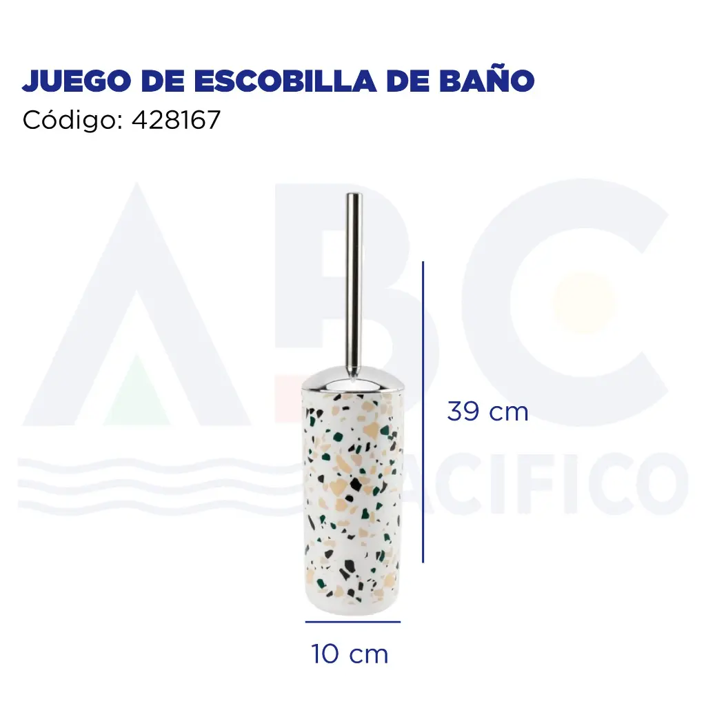 JUEGO DE ESCOBILLA DE BAÑO