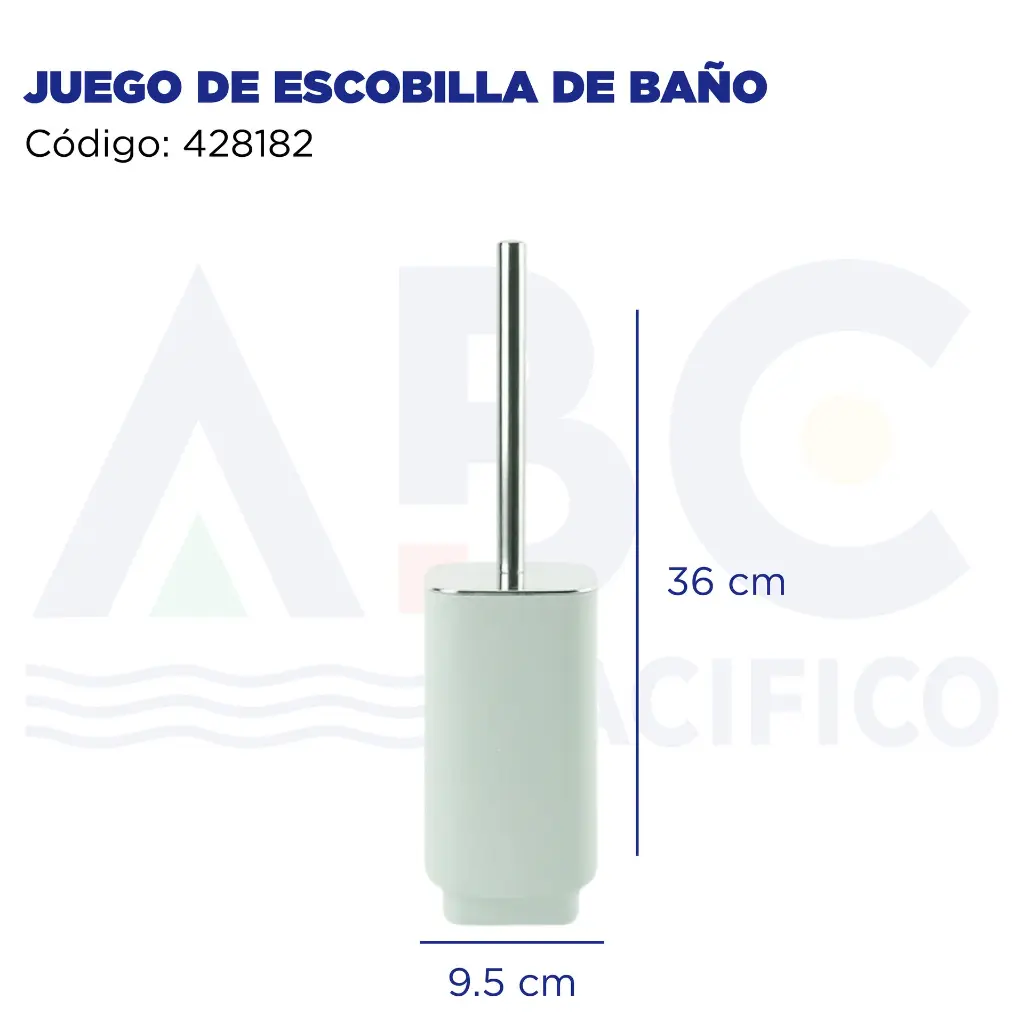 [428182] JUEGO DE ESCOBILLA DE BAÑO