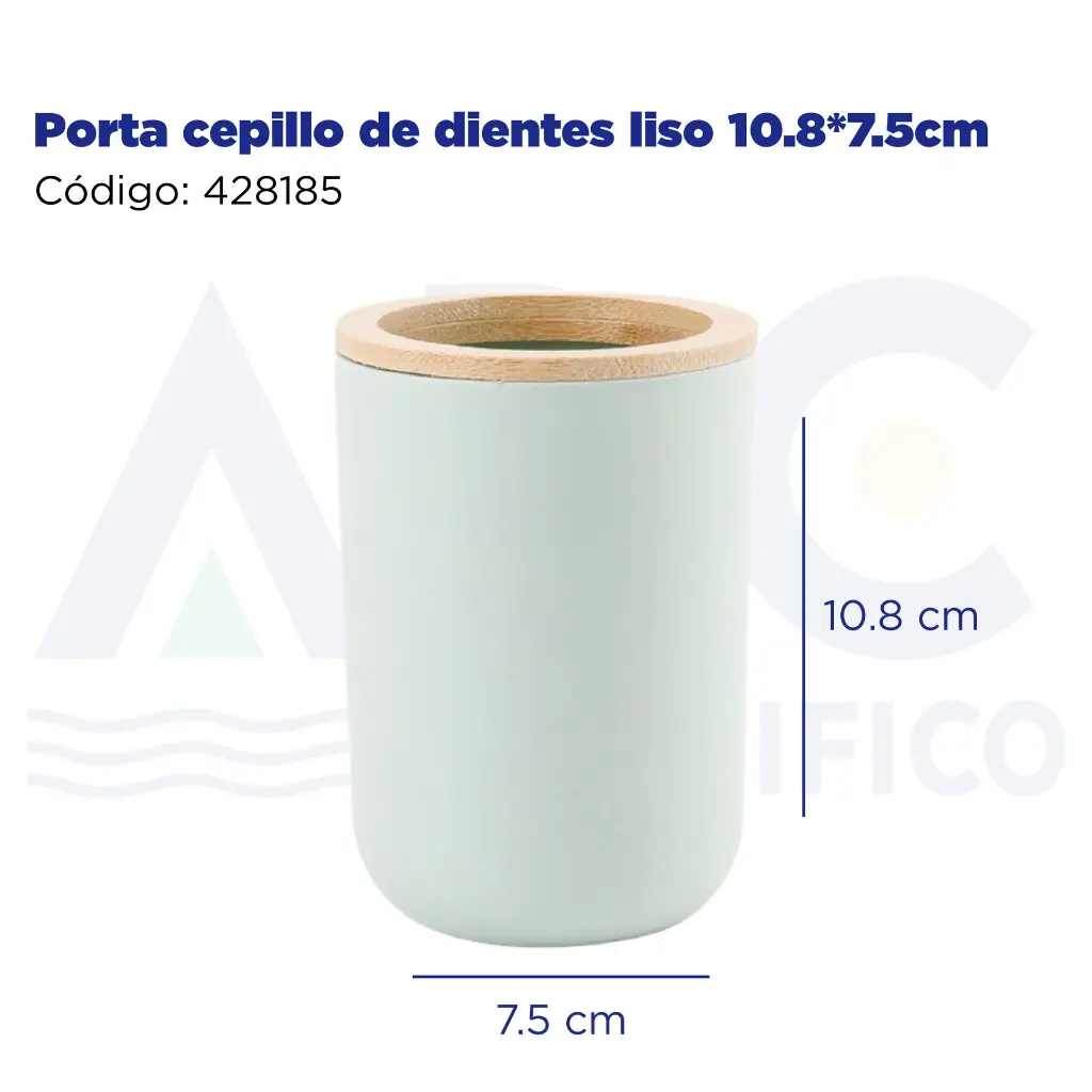 Porta cepillo de dientes liso 10.8*7.5cm