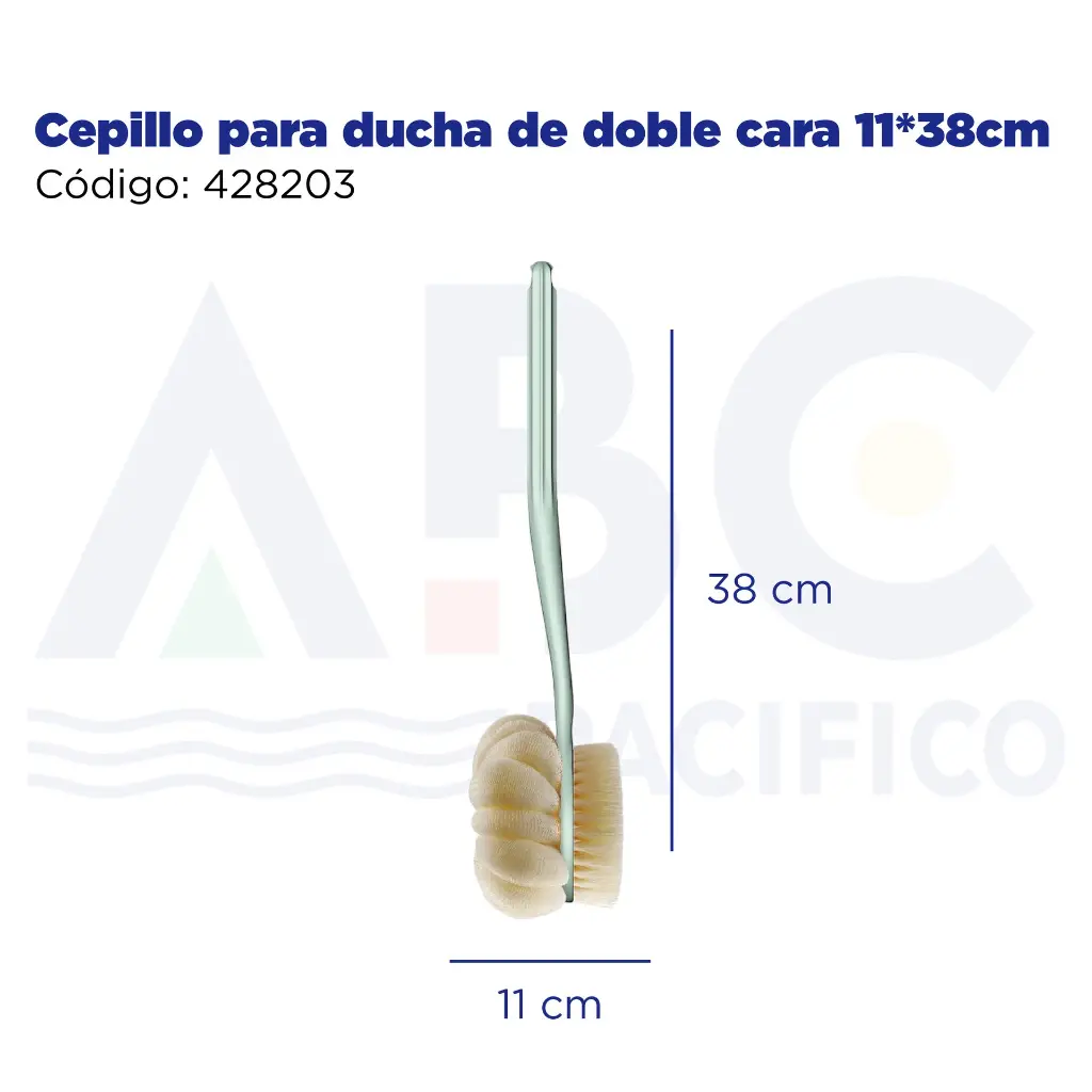 Cepillo para ducha de doble cara 11*38cm