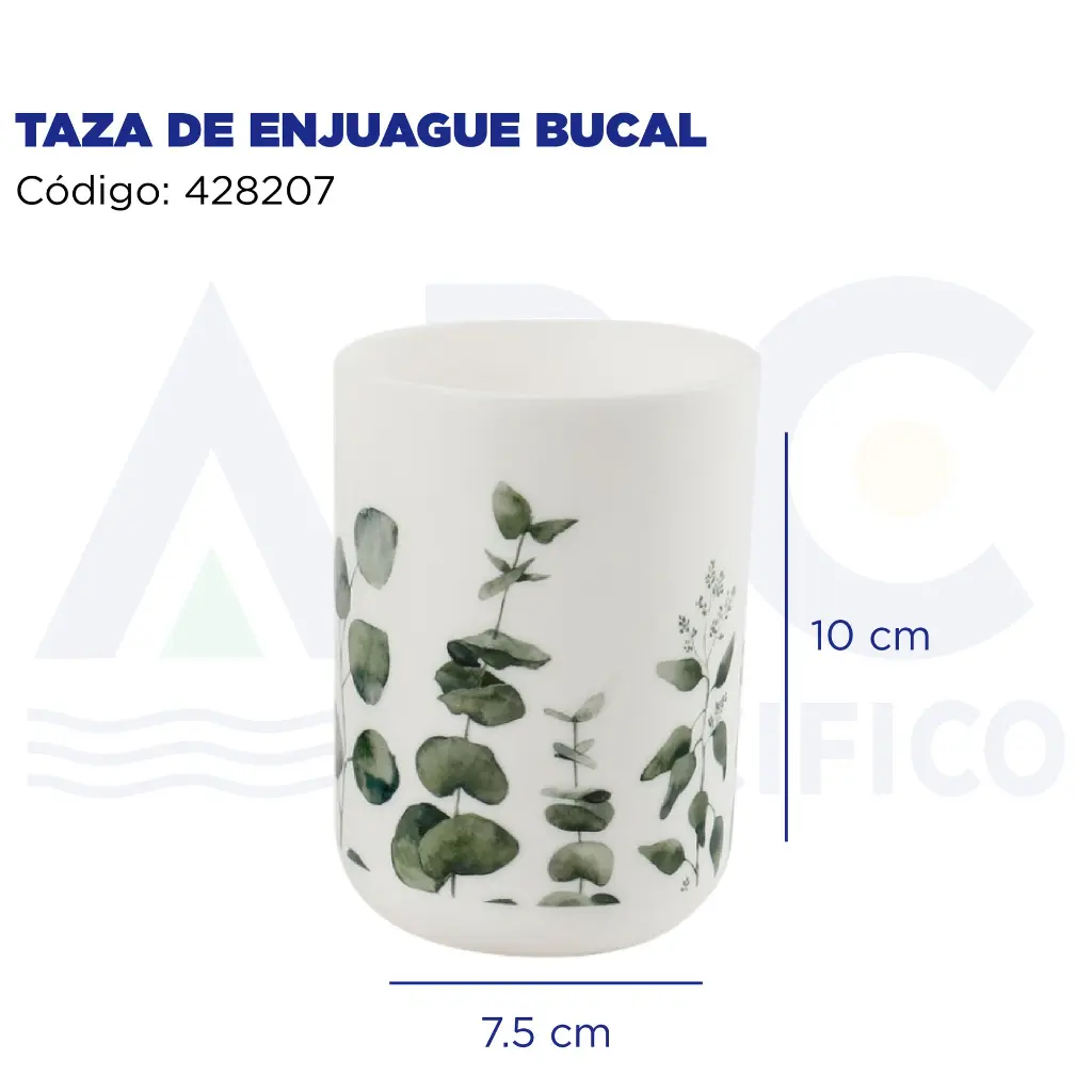 TAZA DE ENJUAGUE BUCAL