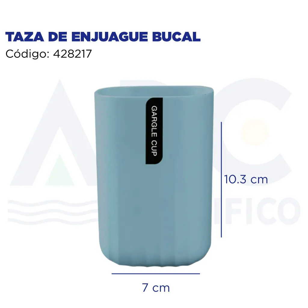 TAZA DE ENJUAGUE BUCAL