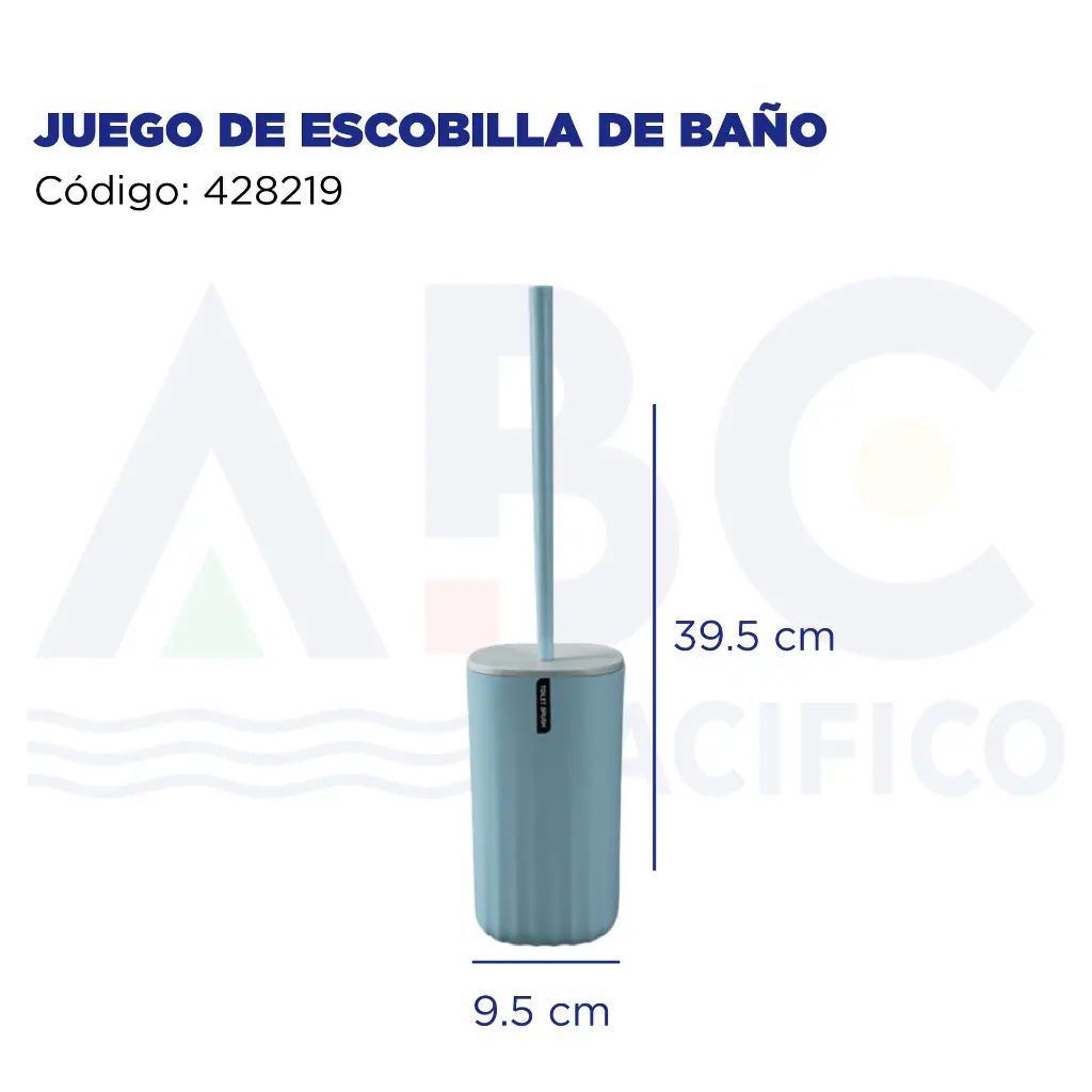 JUEGO DE ESCOBILLA DE BAÑO