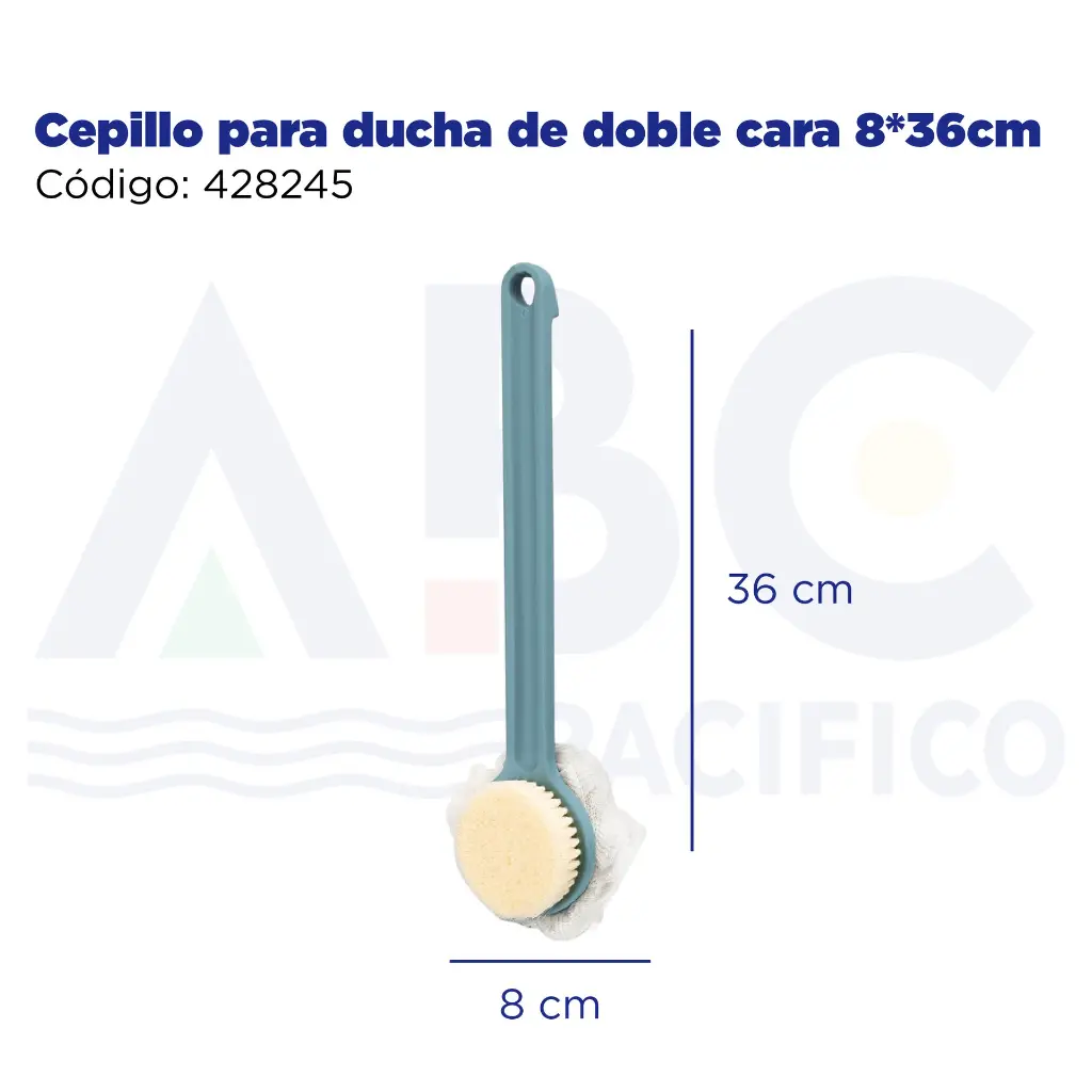Cepillo para ducha de doble cara 8*36cm