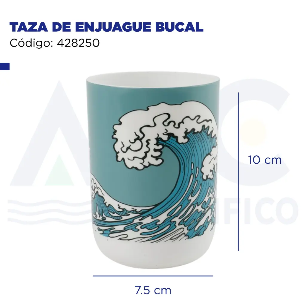 TAZA DE ENJUAGUE BUCAL