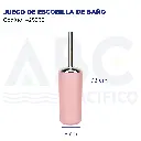 JUEGO DE ESCOBILLA DE BAÑO