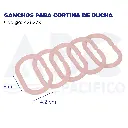 GANCHOS PARA CORTINA DE DUCHA