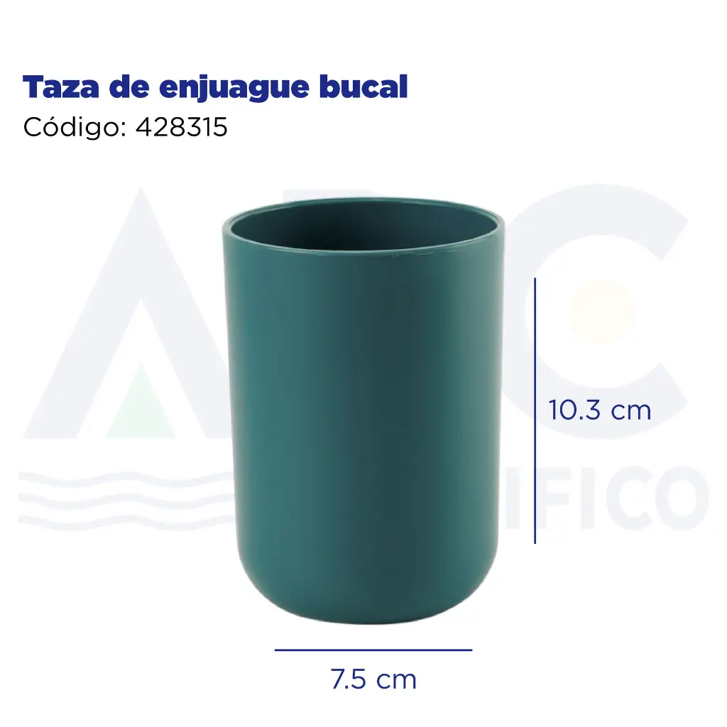 Taza de enjuague bucal