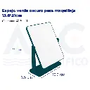 Espejo verde oscuro para maquillaje 15.8*21cm