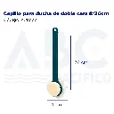 Cepillo para ducha de doble cara 8*36cm