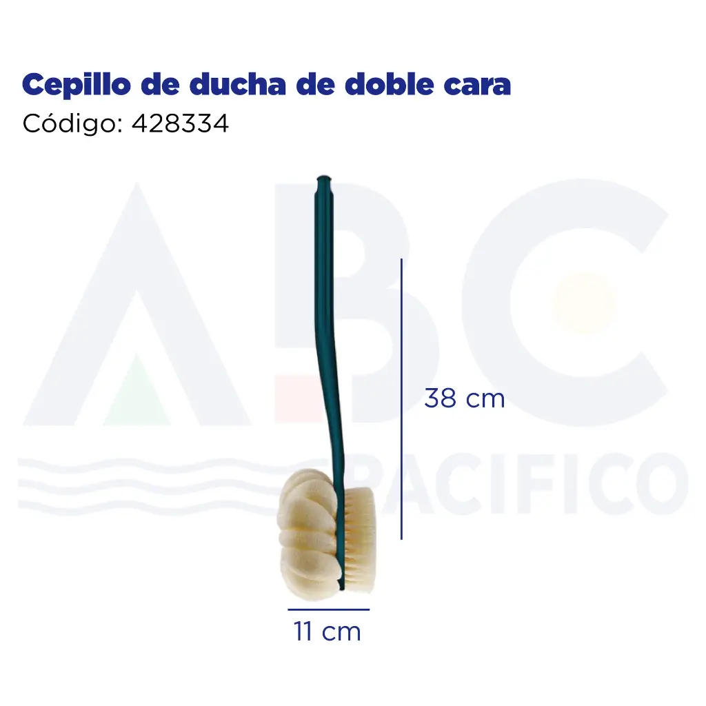 Cepillo de ducha de doble cara