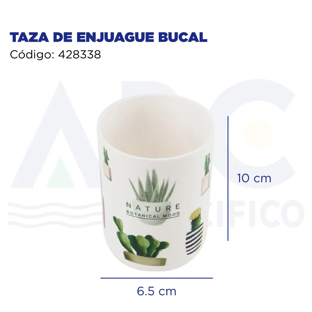 TAZA DE ENJUAGUE BUCAL