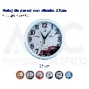 Reloj de pared con diseño 27cm