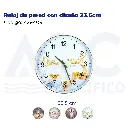 Reloj de pared con diseño 33.5cm