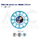 Reloj de pared con diseño 27.5cm