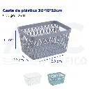 Cesta de plástico 30*16*22cm