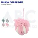 ESPONJA FLOR DE BAÑO