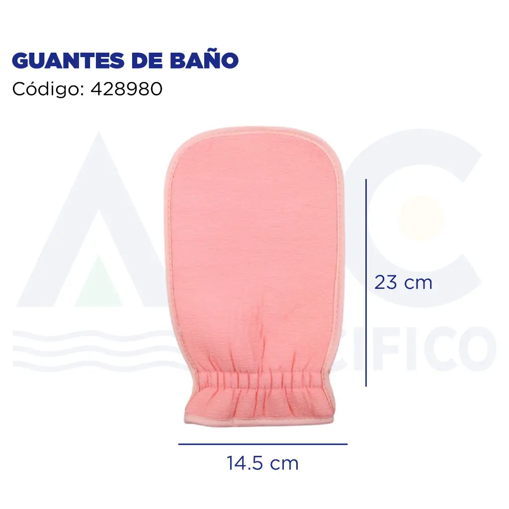 GUANTES DE BAÑO
