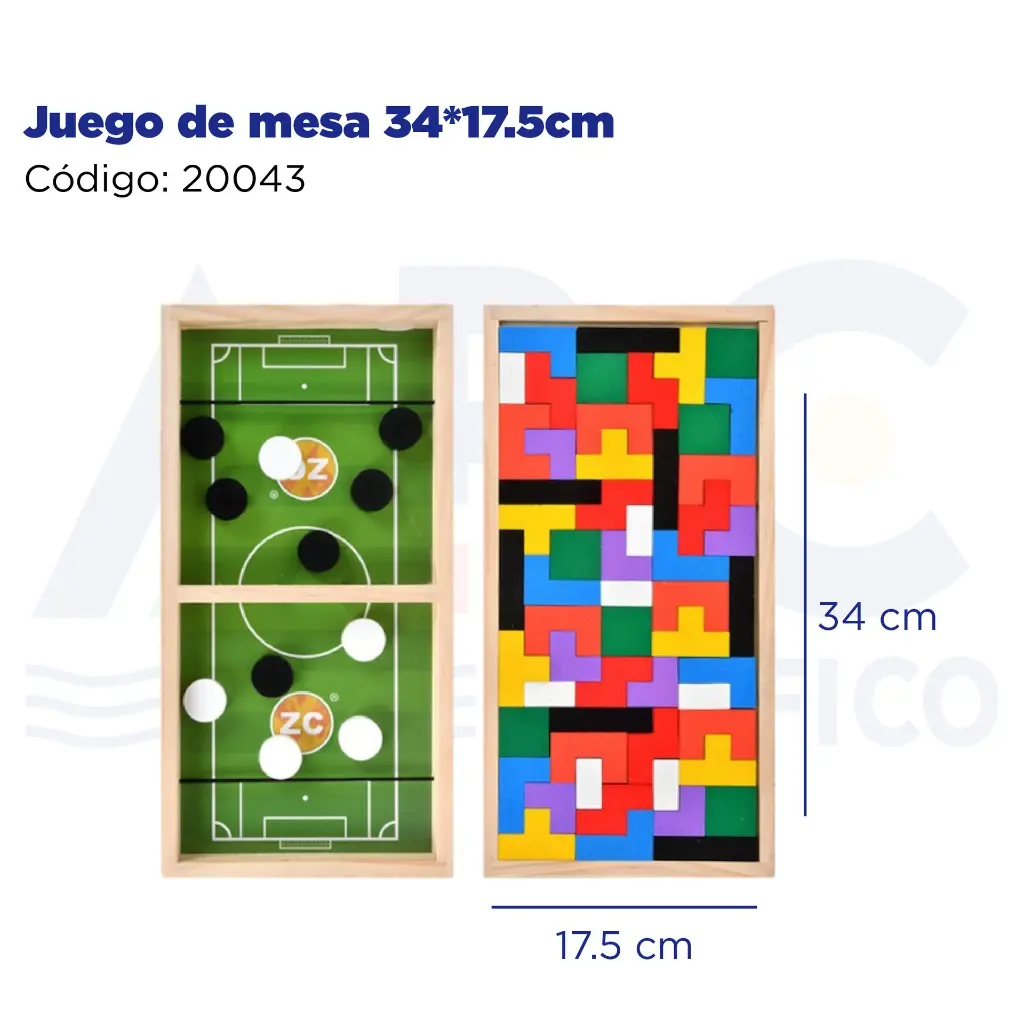 Juego de mesa 34*17.5cm