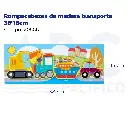 Rompecabezas de madera transporte 38*15cm
