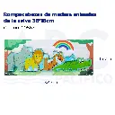 Rompecabezas de madera animales de la selva 38*15cm