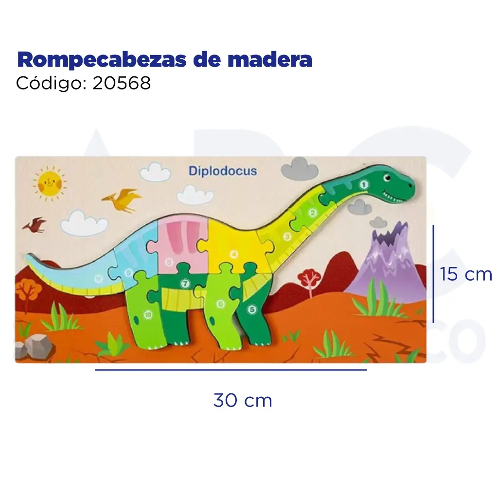 Rompecabezas de madera