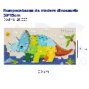 Rompecabezas de madera dinosaurio 30*15cm