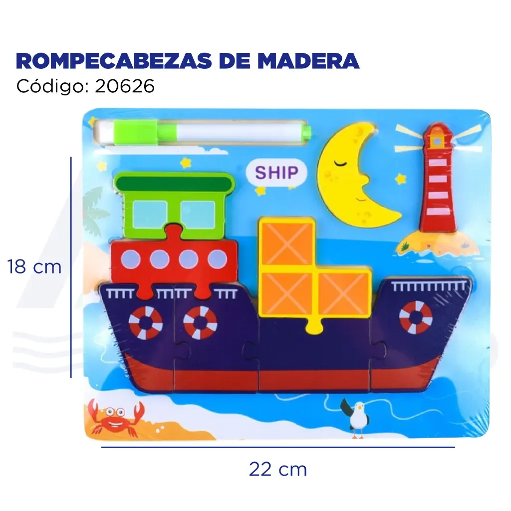 ROMPECABEZAS DE MADERA