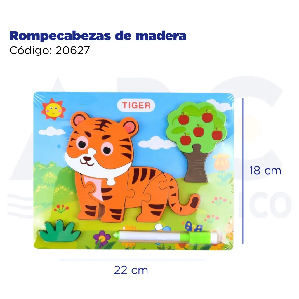 Rompecabezas de madera