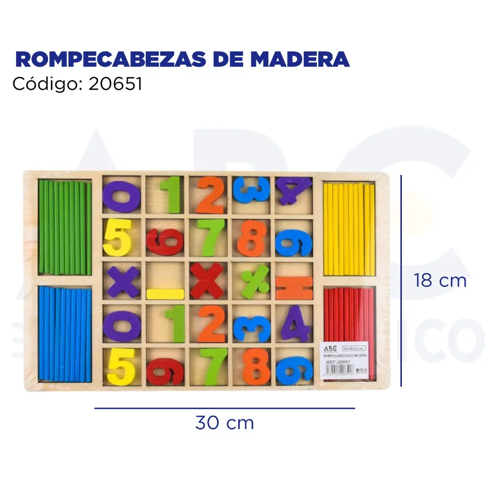 [20651] ROMPECABEZAS DE MADERA