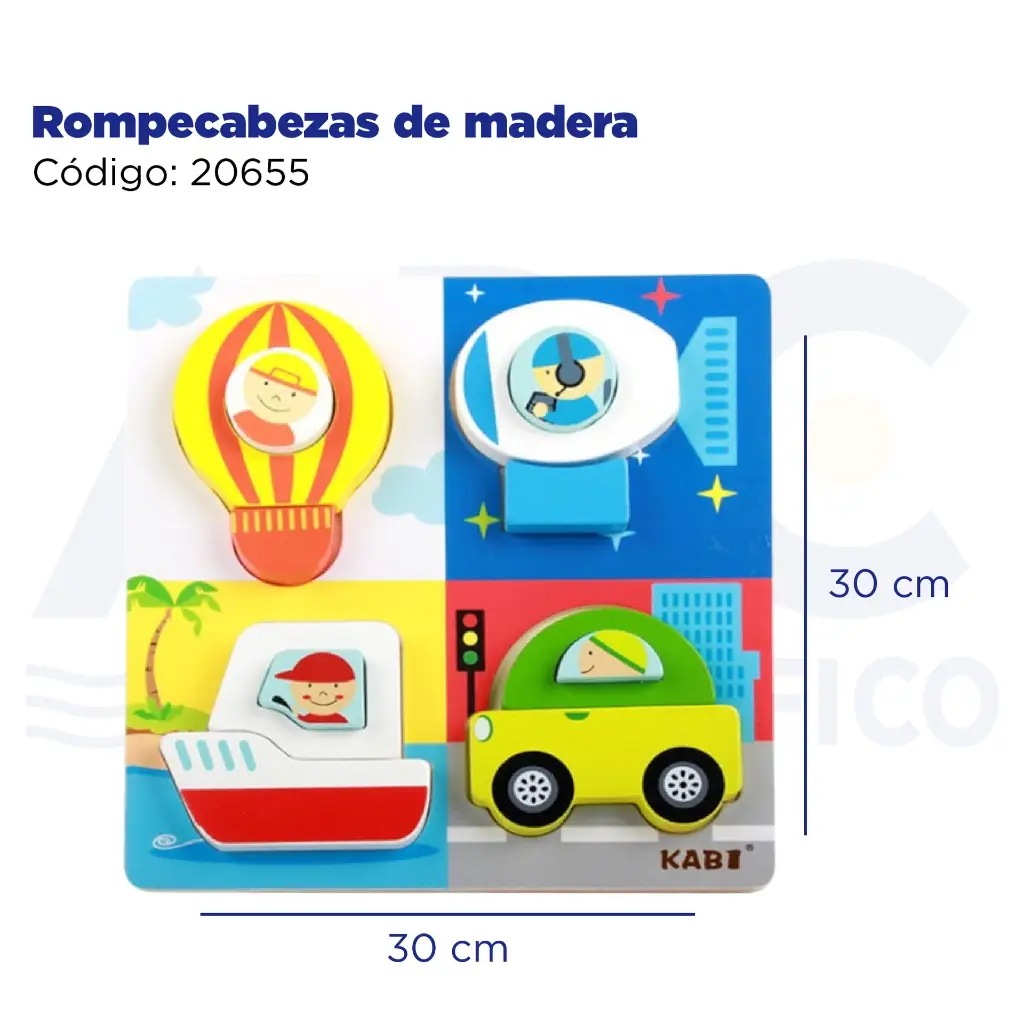Rompecabezas de madera