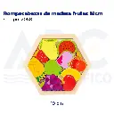 Rompecabezas de madera frutas 19cm